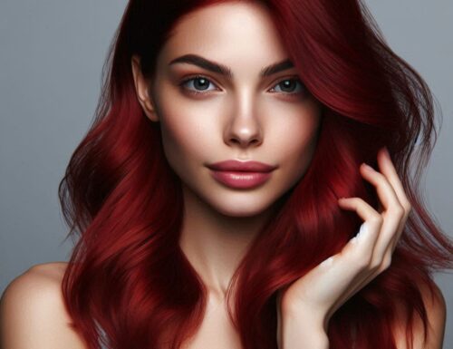 Il Fascino del colore dei capelli Rosso Ciliegia