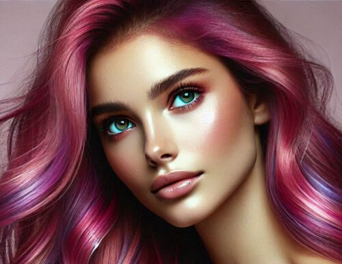Il colore dei capelli donna: Aurora Fucsia Iridescente, un trend che conquista