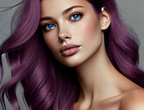 Come ottenere un colore di capelli viola intenso