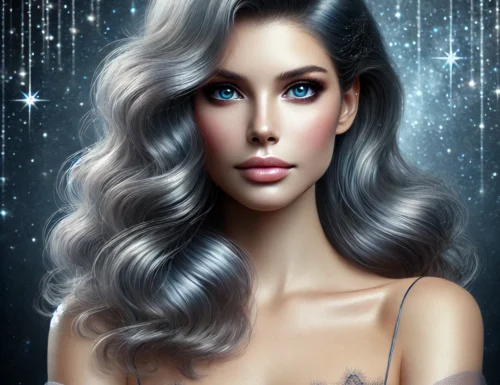 Il Colore dei Capelli Donna Nebbia Stellata: Una Tendenza di Lusso e Mistero