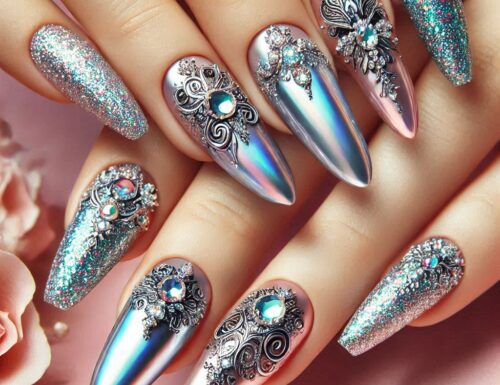 Unghie Argento Metallizzato: La Tendenza Irresistibile per Uno Stile Glamour e Sofisticato
