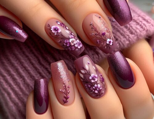 Unghie Viola Prugna: Tendenza, Stile e Ispirazione